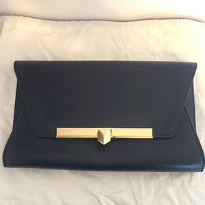 MICHAEL Michael Kors Bekah Black Envelope Clutch